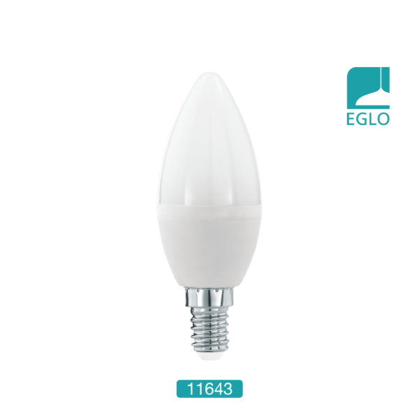 6W E14 LED bulb 3000K 470 lumen