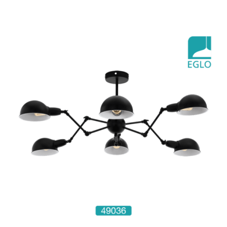 6 Light Semi Flush Ceiling Light