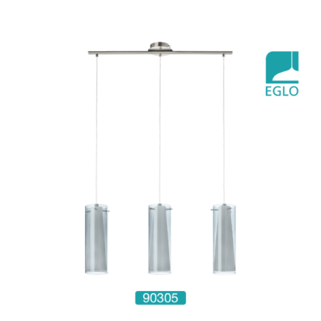 3 Light Glass Ceiling Pendant