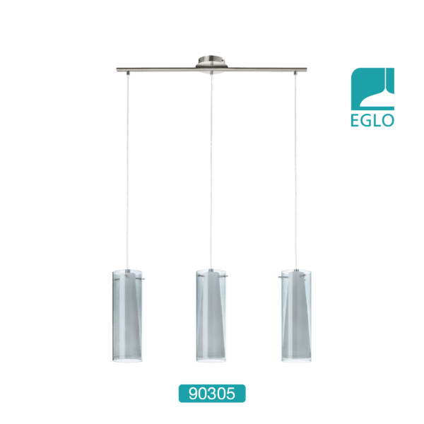 3 Light Glass Ceiling Pendant