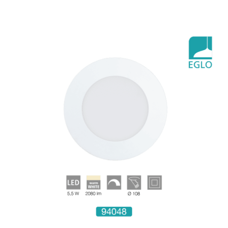 5.5W LED Dimmable Downlight Recessed