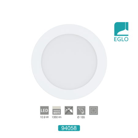 10.9W LED Downlight Recessed