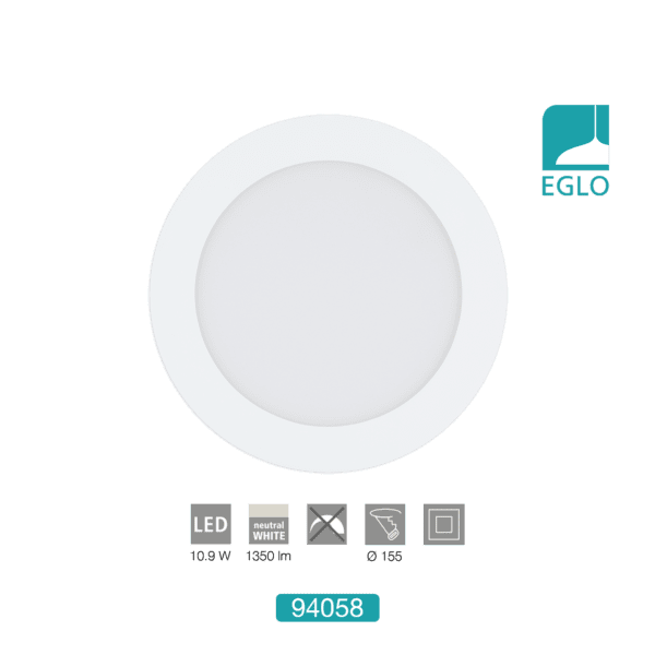 10.9W LED Downlight Recessed