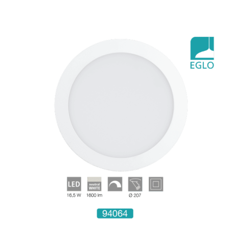 16.5W LED Downlight Recessed