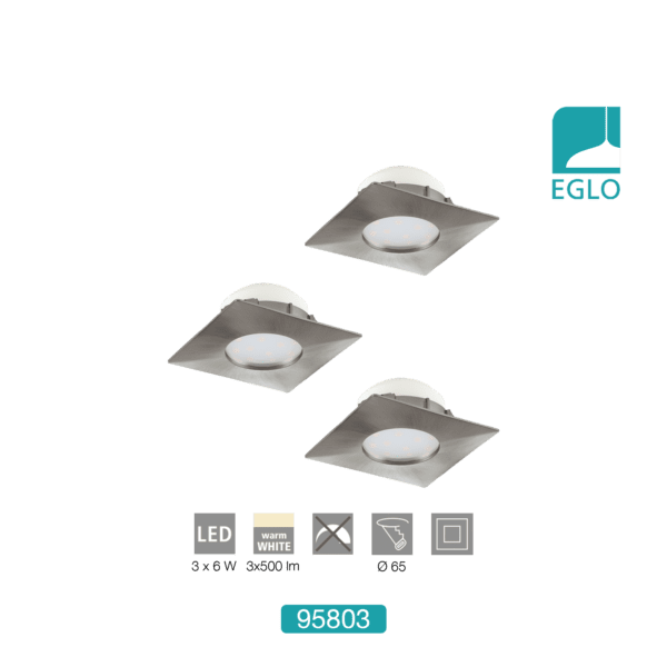 3x6W LED Downlight Recessed