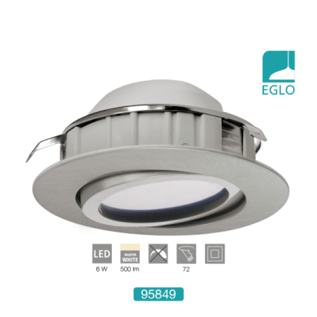 6W LED adjustable downlight recessed