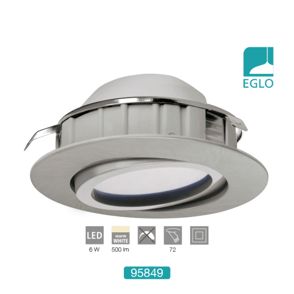 6W LED adjustable downlight recessed