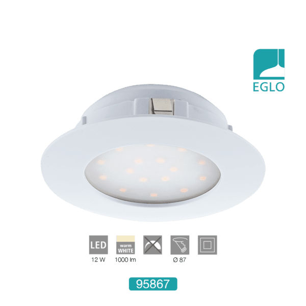 12W LED Downlight recessed