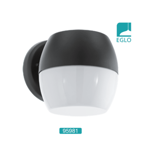 Black Outdoor LED Wall Light