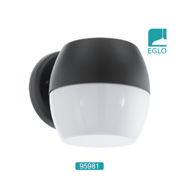 Black Outdoor LED Wall Light