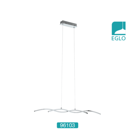 2 LED Pendant Chrome