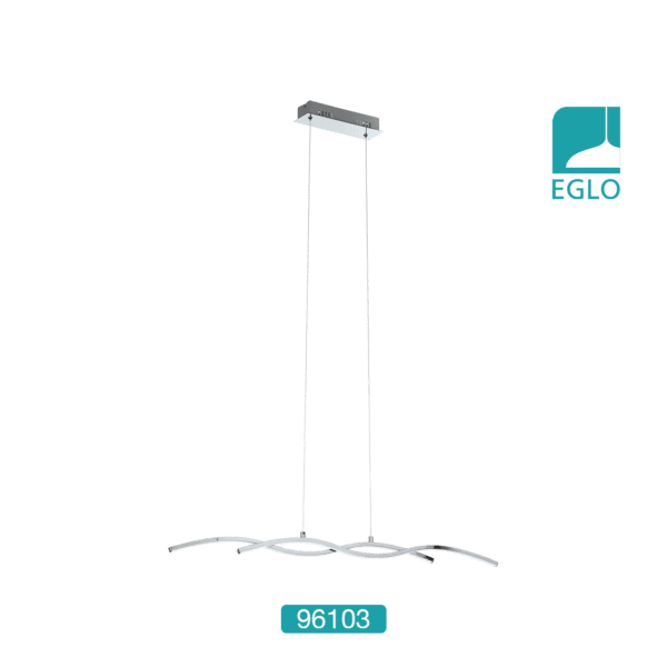 2 LED Pendant Chrome