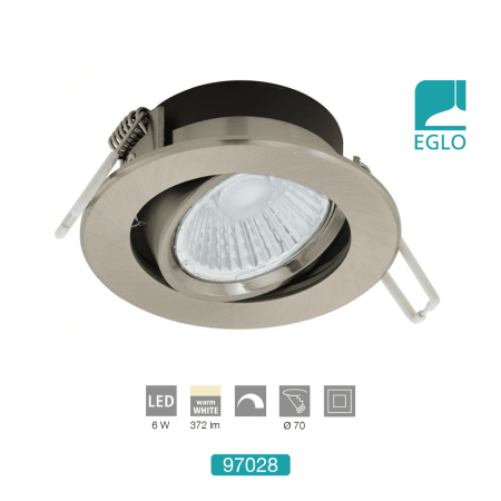 6W LED Dimmable Recessed Downlight