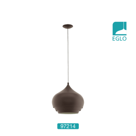 Camborne Pendant Dark Brown Creme