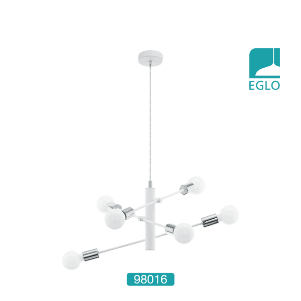 Chrome white pendant