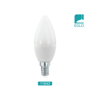 6W E14 LED bulb 3000K 470 lumen