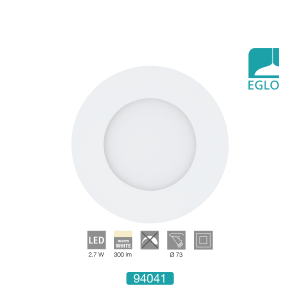 2.7 W LED Recessed Downlight