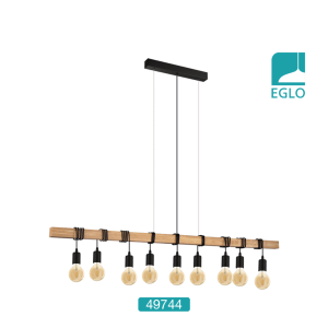 9 Light Linear Ceiling Pendant