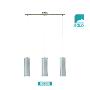 3 Light Glass Ceiling Pendant