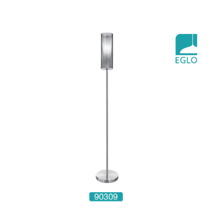 Floor lamp in smoke color