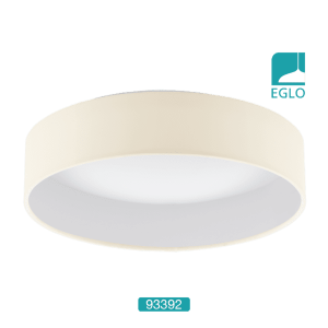 Fabric LED Ceiling Fitting Cream