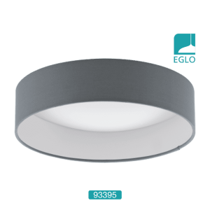 Fabric LED Ceiling Fitting Anthracite