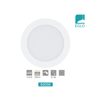 10.9W LED Dimmable Downlight Recessed