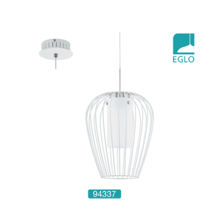 Ceiling Pendant White Chrome