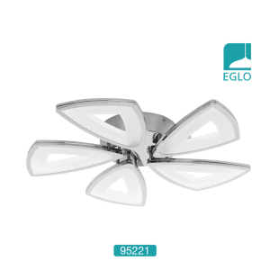 5 light LED Ceiling Light Chrome