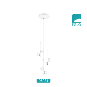 LED Pendant White Chrome