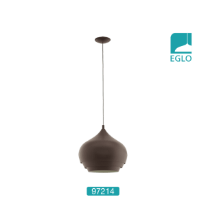 Camborne Pendant Dark Brown Creme