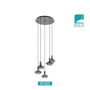 Ponzano Pendant Nickel-Nero