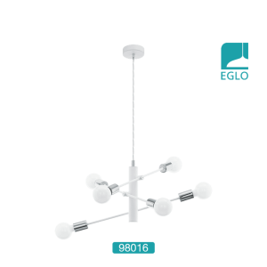 Chrome white pendant