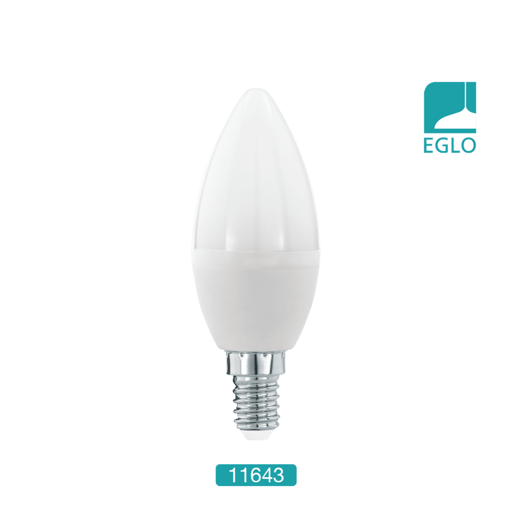6W E14 LED bulb 3000K 470 lumen