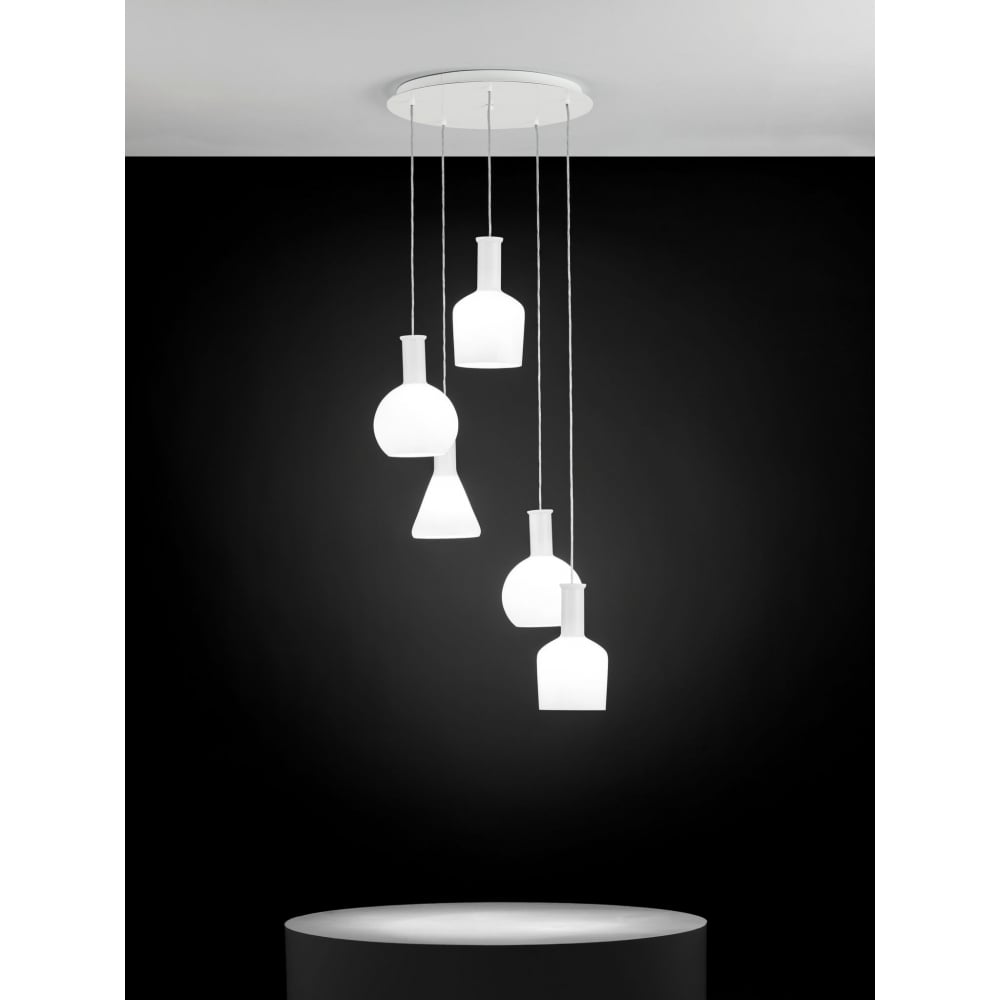 5 Pendants White - Image 2