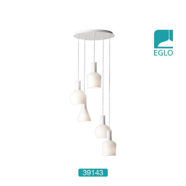 5 Pendants White