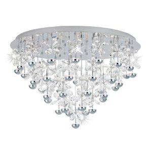 Crystal LED ceiling lamp