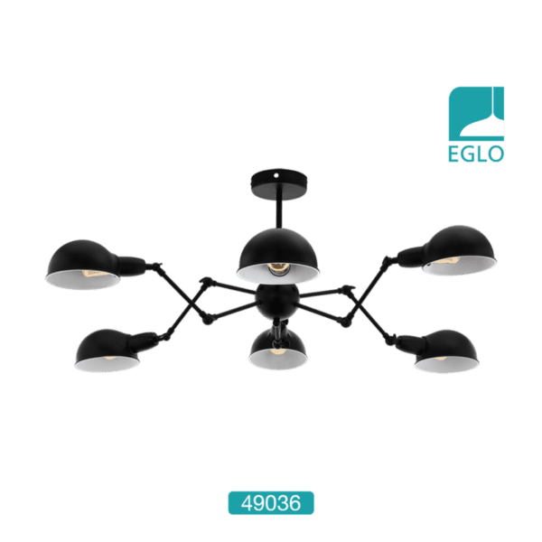 6 Light Semi Flush Ceiling Light