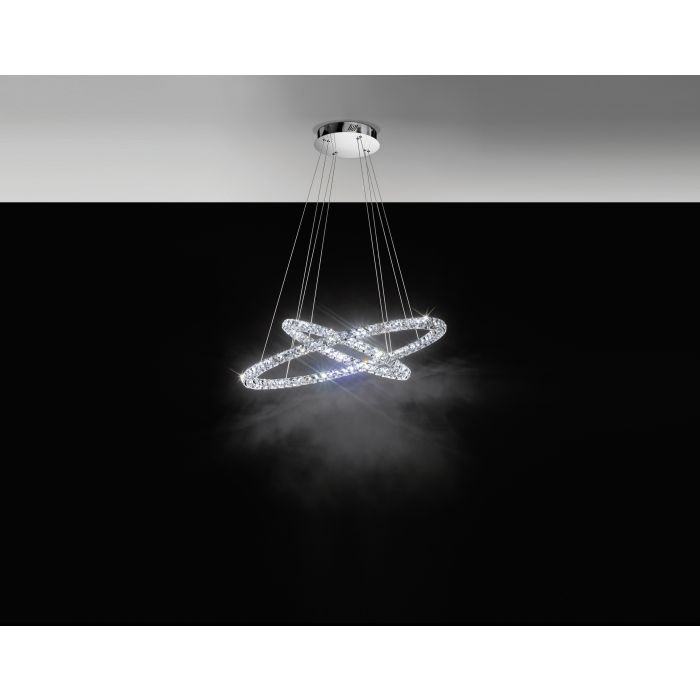 LED Crystal Ceiling Pendant - Image 3