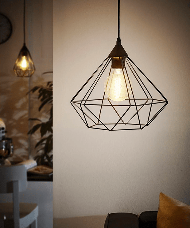 Vintage Wide Black Pendant - Image 3