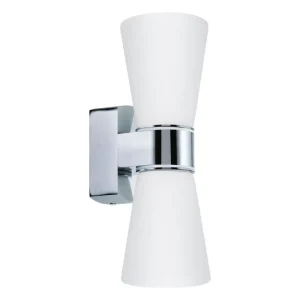 Wall light chrome/white