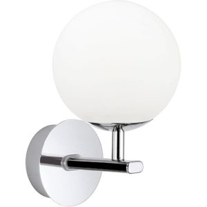 Chrome wall light