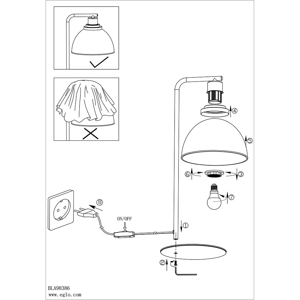 Table Lamp Black - Image 2