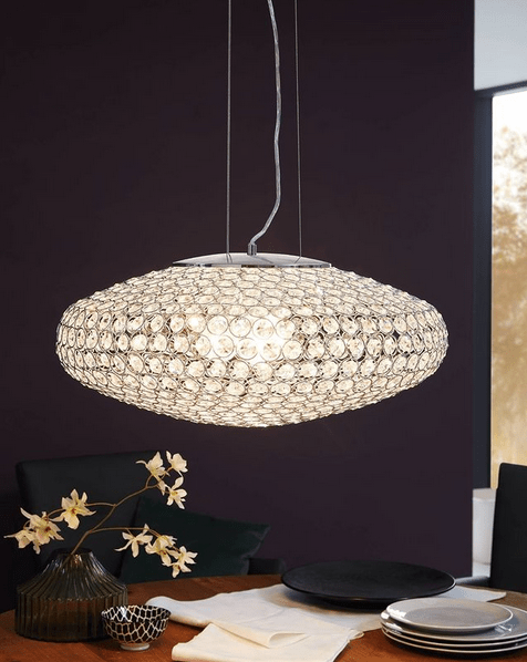 Crystal Glass Hanging Pendant Light - Image 2